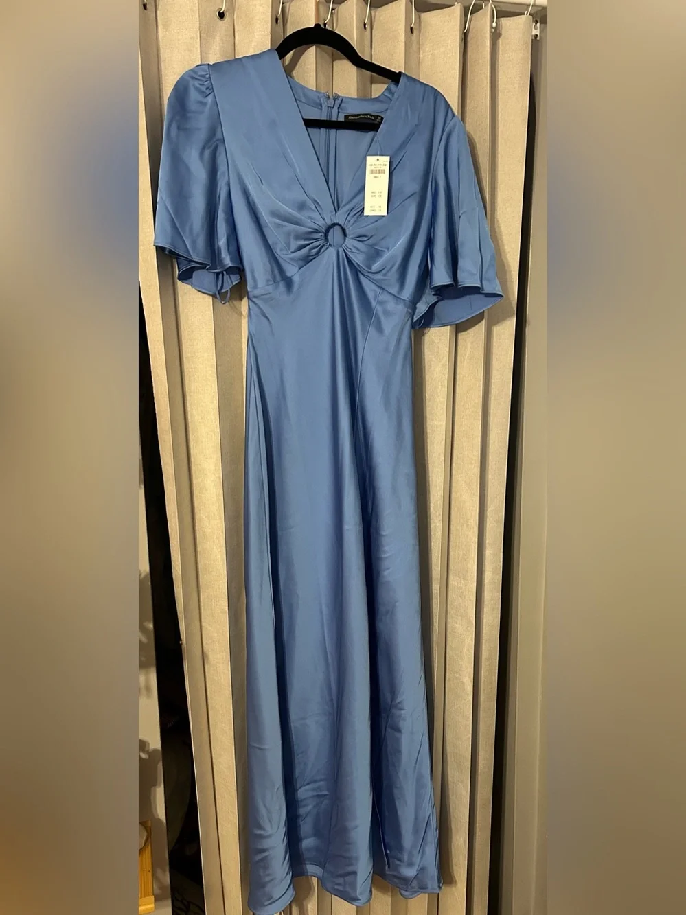 Blue Ring-Front Abercrombie Maxi Dress - Women